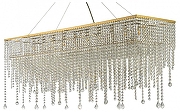Люстра Arti Lampadari Milano Milano E 1.5.120X30.105 G цвет плафона/подвески Прозрачный, цвет арматуры Золото