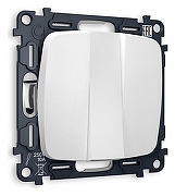 Выключатель трехклавишный без рамки Ambrella Volt Quant MO125010 цвет Белый