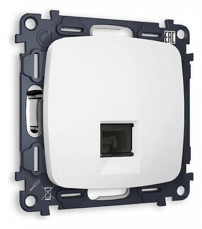 Розетка Ethernet RJ-45 и со шторками, без рамки Ambrella Volt Quant MO132010 