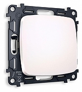 Выключатель перекрестный одноклавишный без рамки Ambrella Volt Quant MO201030 цвет Жемчужный, Белый