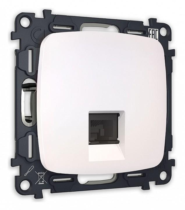 Розетка Ethernet RJ-45 и со шторками, без рамки Ambrella Volt Quant MO212010 