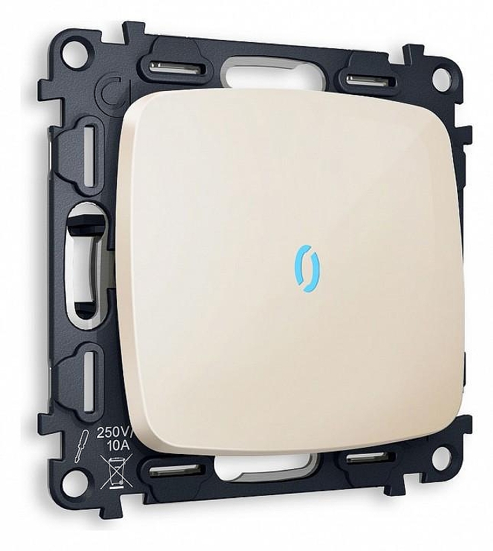 Выключатель одноклавишный с подсветкой без рамки Ambrella Volt Quant MO302020 