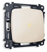 Выключатель проходной одноклавишный с подсветкой без рамки Ambrella Volt Quant MO302030 цвет Бежевый