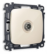 ТВ-розетка оконечная без рамки Ambrella Volt Quant MO313010 цвет Бежевый