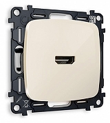 Розетка HDMI без рамки Ambrella Volt Quant MO314010 цвет Бежевый