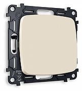 Выключатель проходной одноклавишный без рамки Ambrella Volt Quant MO321020 цвет Бежевый