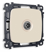 ТВ-розетка оконечная без рамки Ambrella Volt Quant MO333010 цвет Бежевый