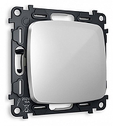 Выключатель перекрестный одноклавишный без рамки Ambrella Volt Quant MO401030 цвет Серебро