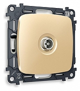 ТВ-розетка оконечная без рамки Ambrella Volt Quant MO613010 цвет Бежевый