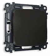 Выключатель проходной одноклавишный без рамки Ambrella Volt Quant MO801020 цвет Черный