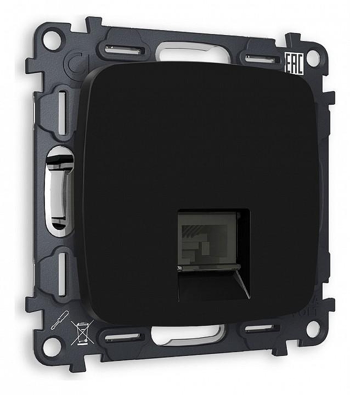 Розетка Ethernet RJ-45 и со шторками, без рамки Ambrella Volt Quant MO812010 