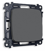 Выключатель перекрестный одноклавишный без рамки Ambrella Volt Quant MO901030 цвет Графит
