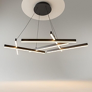 Люстра Maytoni L1ne MOD016PL-L80BK цвет плафона/подвески Белый, Черный, цвет арматуры Черный-4