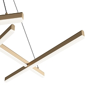 Люстра Maytoni L1ne MOD016PL-L80GK цвет плафона/подвески Белый, Золото, цвет арматуры Золото-3