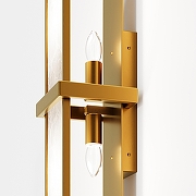 Накладной светильник Maytoni Marmo MOD099WL-02G цвет плафона/подвески Белый, цвет арматуры Латунь-3