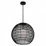 Подвесной светильник Maytoni CANE MOD204PL-01B цвет плафона/подвески Белый, Черный, цвет арматуры Черный-1