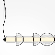 Подвесной светильник Maytoni Cosmo MOD210PL-L39B3K цвет плафона/подвески Прозрачный, цвет арматуры Черный-5