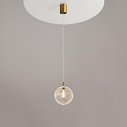 Подвесной светильник Maytoni Frozen MOD254PL-01BS цвет плафона/подвески Прозрачный, цвет арматуры Латунь-3