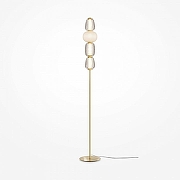 Торшер Maytoni Pattern MOD267FL-L32G3K цвет плафона/подвески Белый, Серый, цвет арматуры Золото-1