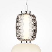 Подвесной светильник Maytoni Pattern MOD267PL-L18CH3K цвет плафона/подвески Белый, Серый, цвет арматуры Хром-3