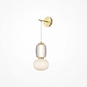 Бра Maytoni Pattern MOD267WL-L18G3K цвет плафона/подвески Белый, Прозрачный, цвет арматуры Золото-1
