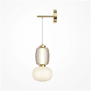 Бра Maytoni Pattern MOD267WL-L18G3K цвет плафона/подвески Белый, Прозрачный, цвет арматуры Золото-2