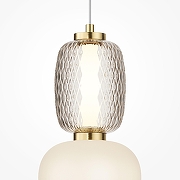 Бра Maytoni Pattern MOD267WL-L18G3K цвет плафона/подвески Белый, Прозрачный, цвет арматуры Золото-4