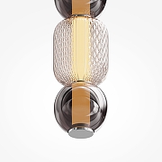 Подвесной светильник Maytoni Drop MOD273PL-L16CH3K цвет плафона/подвески Прозрачный, Серый, цвет арматуры Хром-3