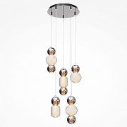 Люстра Maytoni Drop MOD273PL-L80CH3K цвет плафона/подвески Прозрачный, Серый, цвет арматуры Хром-1