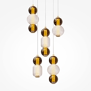 Люстра Maytoni Drop MOD273PL-L80G3K цвет плафона/подвески Золото, Прозрачный, цвет арматуры Золото-1