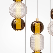 Люстра Maytoni Drop MOD273PL-L80G3K цвет плафона/подвески Золото, Прозрачный, цвет арматуры Золото-2