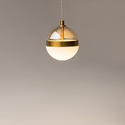 Подвесной светильник Maytoni Area MOD295PL-L20BS3K цвет плафона/подвески Белый, Коричневый, Латунь, цвет арматуры Латунь-5