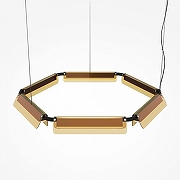 Подвесной светильник Maytoni Flat MOD296PL-L60BC3K цвет плафона/подвески Оранжевый, цвет арматуры Черный-3