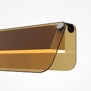 Накладной светильник Maytoni Flat MOD296WL-L6BC3K цвет плафона/подвески Оранжевый, цвет арматуры Черный-4