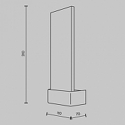 Накладной светильник Maytoni Ornate MOD318WL-L3BS3K цвет плафона/подвески Прозрачный, цвет арматуры Латунь-5