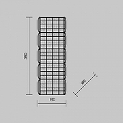 Накладной светильник Maytoni Castello MOD335WL-L20CH3K цвет плафона/подвески Прозрачный, цвет арматуры Хром-5