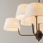 Люстра на штанге Maytoni Modesto MOD360PL-08B цвет плафона/подвески Бежевый, цвет арматуры Черный-9