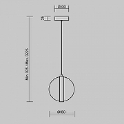 Подвесной светильник Maytoni Misterio MOD379PL-L6B3K цвет плафона/подвески Разноцветный, цвет арматуры Черный-8