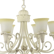 Люстра Dio D’Arte Molfetta Molfetta E 1.1.6 C цвет плафона/подвески Белый, цвет арматуры Бежевый-2