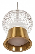 Подвесной светильник MyFar Jane MR1210-1PL цвет плафона/подвески Золото, Прозрачный, цвет арматуры Золото