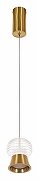 Подвесной светильник MyFar Jane MR1210-1PL цвет плафона/подвески Золото, Прозрачный, цвет арматуры Золото-1