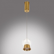 Подвесной светильник MyFar Jane MR1210-1PL цвет плафона/подвески Золото, Прозрачный, цвет арматуры Золото-4