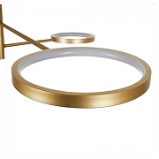 Люстра на штанге MyFar Eva MR1221-8CL цвет плафона/подвески Белый, Золото, цвет арматуры Золото-4