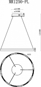 Подвесной светильник MyFar Lucas MR1250-PL цвет плафона/подвески Черный, цвет арматуры Черный-6