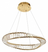 Подвесной светильник MyFar Ricky MR1260-PL цвет плафона/подвески Прозрачный, цвет арматуры Латунь-1