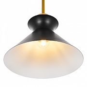 Подвесной светильник MyFar Kristina MR1350-1P цвет плафона/подвески Черный, цвет арматуры Коричневый, Золото, Черный-3