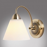 Бра MyFar Anna MR1450-1W цвет плафона/подвески Белый, цвет арматуры Бронза-3