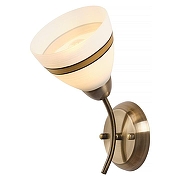 Бра MyFar Emily MR1460-1W цвет плафона/подвески Белый, цвет арматуры Бронза-1