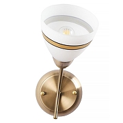 Бра MyFar Emily MR1460-1W цвет плафона/подвески Белый, цвет арматуры Бронза-2