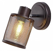 Спот MyFar Cathy MR1510-1WC цвет плафона/подвески Коричневый, Оранжевый, цвет арматуры Коричневый, Хром-3